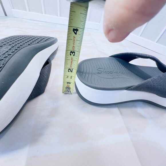 SKECHERS ArchFit Sunshine Thong Flip Flop Sandal - Picture 9 of 12